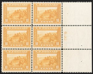 Sale 1227, Lot 3105, The Dr. Bernard S. Yudowitz Collection of Plate Blocks (Scott 300-423)