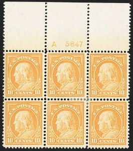 Sale 1227, Lot 3110, The Dr. Bernard S. Yudowitz Collection of Plate Blocks (Scott 300-423)