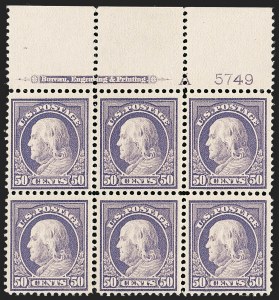 Sale 1227, Lot 3114, The Dr. Bernard S. Yudowitz Collection of Plate Blocks (Scott 300-423)