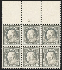 Sale 1227, Lot 3129, The Dr. Bernard S. Yudowitz Collection of Plate Blocks (Scott 432-834)