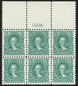 Sale 1227, Lot 3132, The Dr. Bernard S. Yudowitz Collection of Plate Blocks (Scott 432-834)