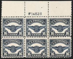 Sale 1227, Lot 3165, The Dr. Bernard S. Yudowitz Collection of Plate Blocks (Air Post and Group Lots)