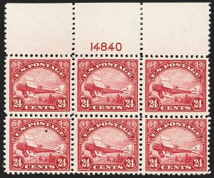 Sale 1227, Lot 3166, The Dr. Bernard S. Yudowitz Collection of Plate Blocks (Air Post and Group Lots)