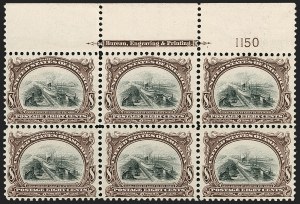 Sale 1227, Lot 3208, 1901 Pan-American Issue Including Inverts (Scott 294-299)