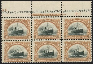 Sale 1227, Lot 3212, 1901 Pan-American Issue Including Inverts (Scott 294-299)