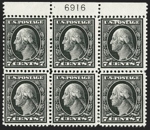 Sale 1227, Lot 3383, 1912-14 Washington-Franklin Issues (Scott 405-423)