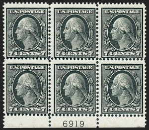 Sale 1227, Lot 3384, 1912-14 Washington-Franklin Issues (Scott 405-423)