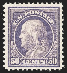 Sale 1227, Lot 3390, 1912-14 Washington-Franklin Issues (Scott 405-423)
