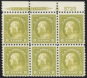 Sale 1227, Lot 3395, 1913-15 Washington-Franklin Issues (Scott 424-447)