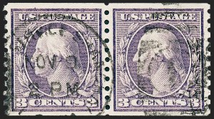 Sale 1227, Lot 3428, 1913-15 Washington-Franklin Issues (Scott 449-461)