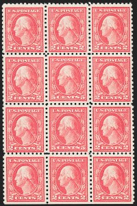 Sale 1227, Lot 3441, 1916-17 Washington-Franklin Issues (Scott 462-480)
