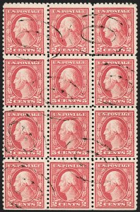Sale 1227, Lot 3443, 1916-17 Washington-Franklin Issues (Scott 462-480)
