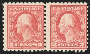 Sale 1227, Lot 3444, 1916-17 Washington-Franklin Issues (Scott 462-480)