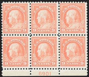 Sale 1227, Lot 3445, 1916-17 Washington-Franklin Issues (Scott 462-480)