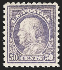 Sale 1227, Lot 3450, 1916-17 Washington-Franklin Issues (Scott 462-480)
