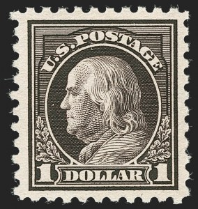 Sale 1227, Lot 3454, 1916-17 Washington-Franklin Issues (Scott 462-480)