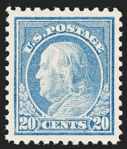 Sale 1227, Lot 3485, 1917-19 Washington-Franklin Issues (Scott 481-524)