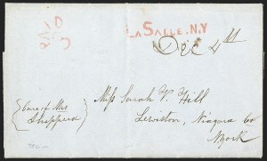 Sale 1230, Lot 1010, Stampless Markings by State