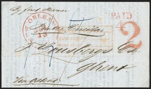 Sale 1230, Lot 1020, Ship Letter and Steamboat Mail