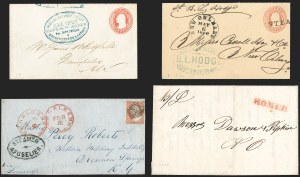 Sale 1230, Lot 1027, Ship Letter and Steamboat Mail
