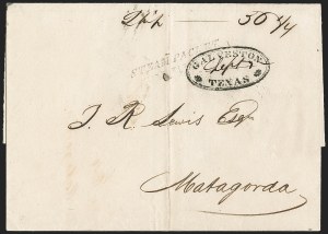 Sale 1230, Lot 1054, The Sandford N. Arnold Collection of Early Texas Postal History