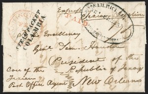 Sale 1230, Lot 1065, The Sandford N. Arnold Collection of Early Texas Postal History