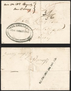 Sale 1230, Lot 1071, The Sandford N. Arnold Collection of Early Texas Postal History