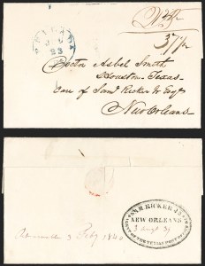 Sale 1230, Lot 1072, The Sandford N. Arnold Collection of Early Texas Postal History
