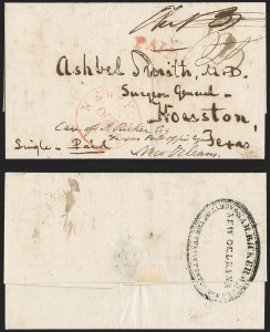 Sale 1230, Lot 1078, The Sandford N. Arnold Collection of Early Texas Postal History