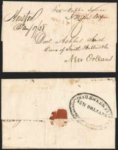 Sale 1230, Lot 1092, The Sandford N. Arnold Collection of Early Texas Postal History
