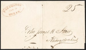 Sale 1230, Lot 1104, The Sandford N. Arnold Collection of Early Texas Postal History