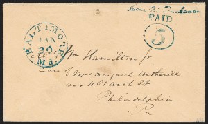 Sale 1230, Lot 1116, Postmasters’ Provisionals