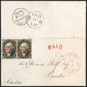 Sale 1230, Lot 1117, Postmasters’ Provisionals