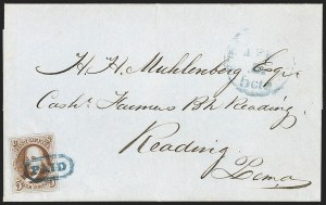 Sale 1230, Lot 1128, 1847 Issue Covers