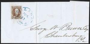 Sale 1230, Lot 1140, 1847 Issue Covers
