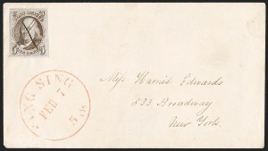 Sale 1230, Lot 1150, 1847 Issue Covers