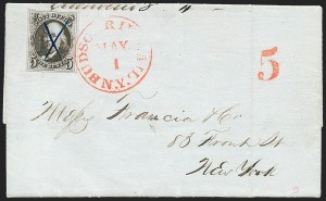 Sale 1230, Lot 1153, 1847 Issue Covers