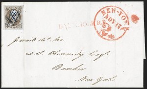 Sale 1230, Lot 1156, 1847 Issue Covers