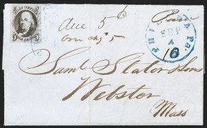 Sale 1230, Lot 1159, 1847 Issue Covers