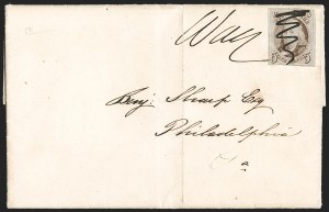 Sale 1230, Lot 1162, 1847 Issue Covers