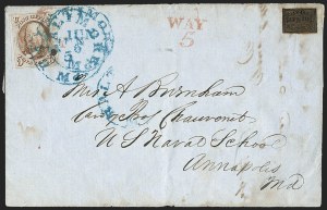 Sale 1230, Lot 1167, 1847 Issue Covers
