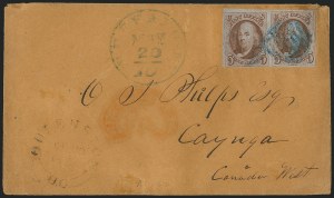 Sale 1230, Lot 1178, 1847 Issue Covers