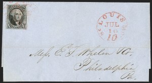 Sale 1230, Lot 1184, 1847 Issue Covers