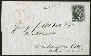 Sale 1230, Lot 1200, 1847 Issue Covers