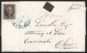 Sale 1230, Lot 1202, 1847 Issue Covers