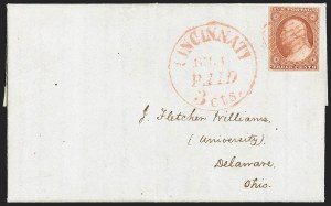 Sale 1230, Lot 1209, 1851-56 and 1857-60 Issues Covers