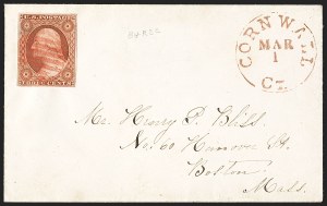 Sale 1230, Lot 1217, 1851-56 and 1857-60 Issues Covers