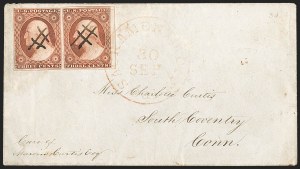 Sale 1230, Lot 1218, 1851-56 and 1857-60 Issues Covers