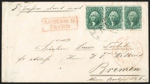 Sale 1230, Lot 1241, 1851-56 and 1857-60 Issues Covers