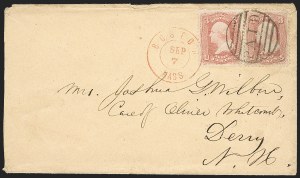 Sale 1230, Lot 1257, 1861-68 and 1869 Pictorial Issues Covers